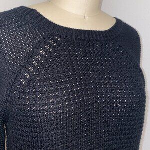Topshop Black Knitted Sweater